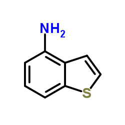 苯并[b]噻吩-4-胺结构式