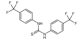 1,3-bis[4-(trifluoromethyl)phenyl]thiourea structure