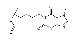 5'-O-Acetyl (R)-Lisofylline Structure