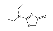2-(diethylamino)-1,3-thiazol-4-one结构式