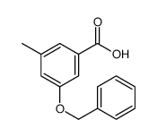 3-methyl-5-phenylmethoxybenzoic acid结构式