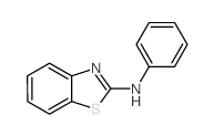 N-苯基苯并[d]噻唑-2-胺结构式