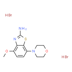 4-甲氧基-7-(吗啉-4-基)-1,3-苯并噻唑-2-胺二氢溴化物图片