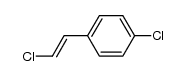 (E)-β-chloro-p-chlorostyrene Structure