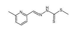 S-methyl-β-N-(6-methylpyrid-2-yl)methylene dithiocarbazateH Structure