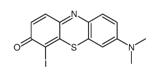 7-(dimethylamino)-4-iodophenothiazin-3-one结构式