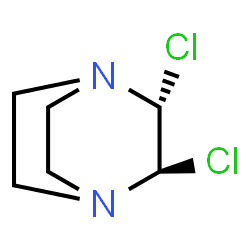 1,4-Diazabicyclo[2.2.2]octane,2,3-dichloro-,trans-(9CI)结构式