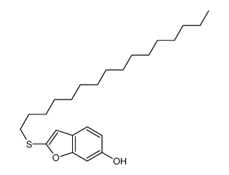 2-hexadecylsulfanyl-1-benzofuran-6-ol结构式
