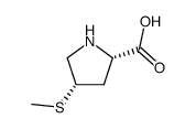 L-Proline, 4-(methylthio)-, cis- (9CI) Structure