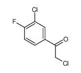 Ethanone, 2-chloro-1-(3-chloro-4-fluorophenyl)- (9CI) picture