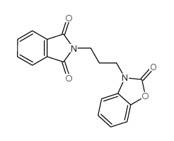 2-[3-(2-oxobenzooxazol-3-yl)propyl]isoindole-1,3-dione Structure