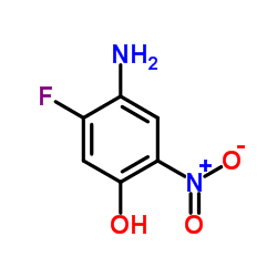 4-amino-5-fluoro-2-nitro-Phenol结构式