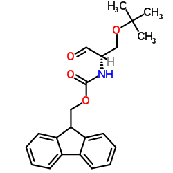 9H-fluoren-9-ylmethyl N-[(2S)-1-[(2-methylpropan-2-yl)oxy]-3-oxopropan-2-yl]carbamate结构式