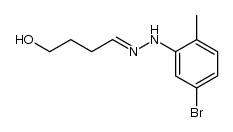 4-(2-(5-bromo-2-methylphenyl)hydrazono)butan-1-ol Structure