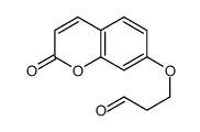 3-(2-oxochromen-7-yl)oxypropanal Structure