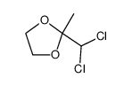 2-dichloromethyl-2-methyl-1,3-dioxolane Structure