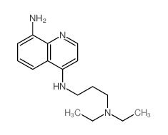 4,8-Quinolinediamine,N4-[3-(diethylamino)propyl]-结构式