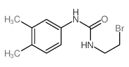 Urea,N-(2-bromoethyl)-N'-(3,4-dimethylphenyl)-结构式