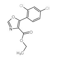 ETHYL 5-(2,4-DICHLOROPHENYL)OXAZOLE-4-CARBOXYLATE picture