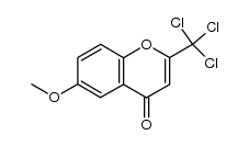 6-methoxy-2-(trichloromethyl)-4H-chromen-4-one Structure