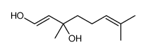 3,7-dimethylocta-1,6-diene-1,3-diol结构式