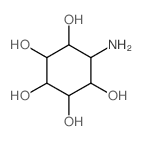 L-chiro-Inositol,1-amino-1-deoxy- (9CI) structure