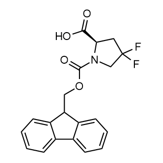 (2R)-1-{[(9H-Fluoren-9-Yl)Methoxy]Carbonyl}-4,4-Difluoropyrrolidine-2-Carboxylic Acid picture