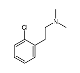 2-(2-chlorophenyl)-N,N-dimethylethanamine结构式