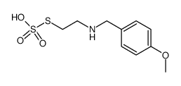 Thiosulfuric acid S-[2-(4-methoxy-benzylamino)-ethyl] ester Structure