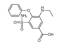 3-(ethylamino)-4-phenoxy-5-sulfamoylbenzoic acid结构式