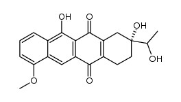 5,7-bisdeoxy-13-dihydrodaunorubicinone结构式
