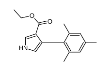 4-(2,4,6-TRIMETHYLPHENYL)-1H-PYRROLE-3-CARBOXYLIC ACID ETHYL ESTER picture