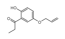 1-(5-(allyloxy)-2-hydroxyphenyl)propan-1-one结构式