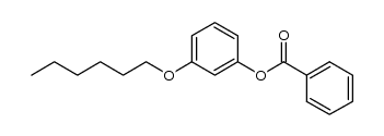 3-(hexyloxy)phenyl benzoate Structure