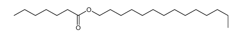 tetradecyl heptanoate structure