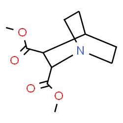 1,4-Diazabicyclo[2.2.2]octane-2,3-dicarboxylic acid dimethyl ester结构式