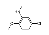 5-chloro-2-methoxy-N-methylaniline结构式