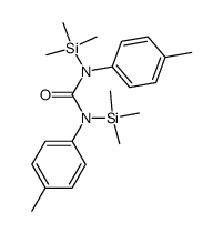 1,3-di-p-tolyl-1,3-bis(trimethylsilyl)urea结构式