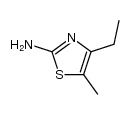 2-amino-4-ethyl-5-methyl-thiazole Structure