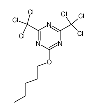 pentyloxy-bis-trichloromethyl-[1,3,5]triazine结构式