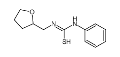 1-PHENYL-3-((TETRAHYDROFURAN-2-YL)METHYL)THIOUREA Structure