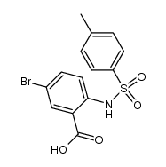 5-bromo-2-(4-methylphenylsulfonamido)benzoic acid结构式