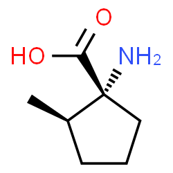 Cyclopentanecarboxylic acid, 1-amino-2-methyl-, (1R,2R)-rel- (9CI)结构式