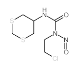 Urea, N-(2-chloroethyl)-N-1,3-dithian-5-yl-N-nitroso- (9CI) Structure