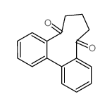 7H-1,2:3,4-Dibenzocyclononadien-5,9-dion Structure