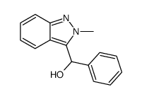 3-(α-hydroxybenzyl)-2-methylisoindazole结构式