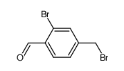 2-bromo-4-(bromomethyl)benzaldehyde结构式