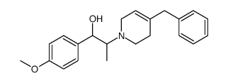 2-(4-benzyl-3,6-dihydro-2H-pyridin-1-yl)-1-(4-methoxyphenyl)propan-1-ol结构式