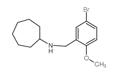 N-[(5-bromo-2-methoxyphenyl)methyl]cycloheptanamine Structure