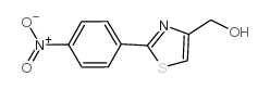 [2-(4-硝基苯基)噻唑-4-基]甲醇结构式